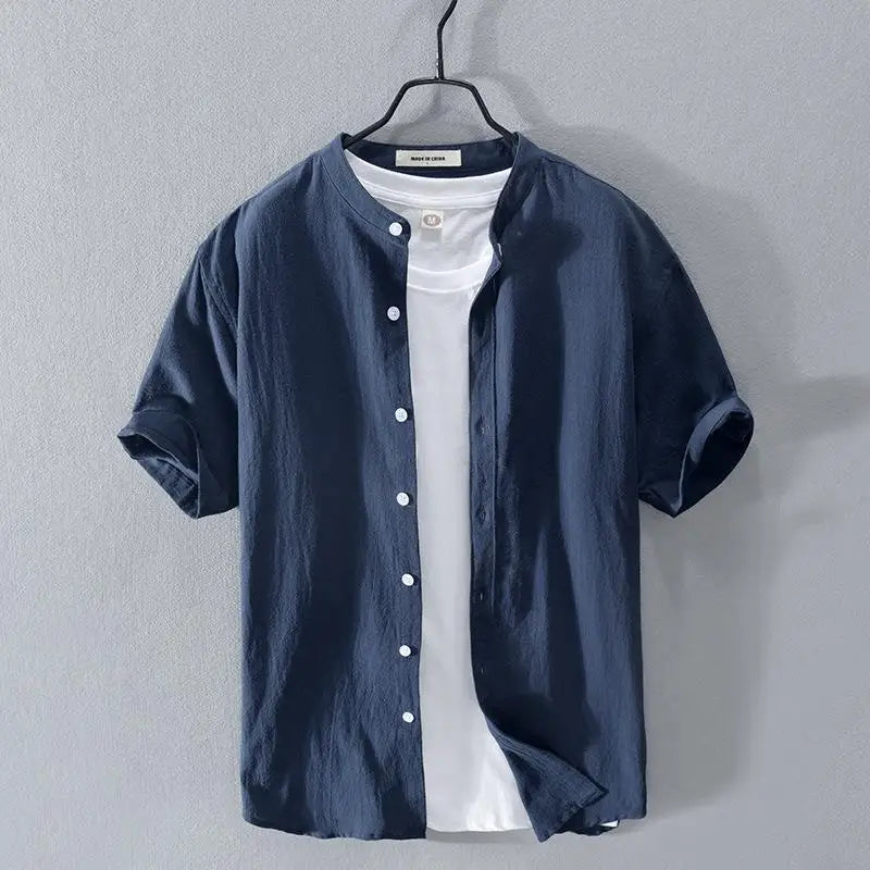 François – Chemise d’été en coton et lin
