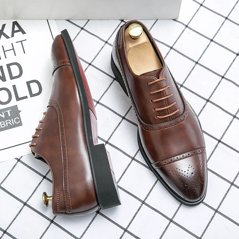 Stéphane - Chaussures Oxford brogue royales