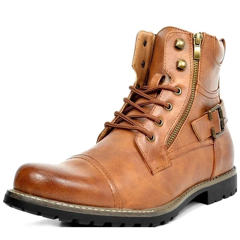 Gaël - Bottines en cuir robustes et élégantes