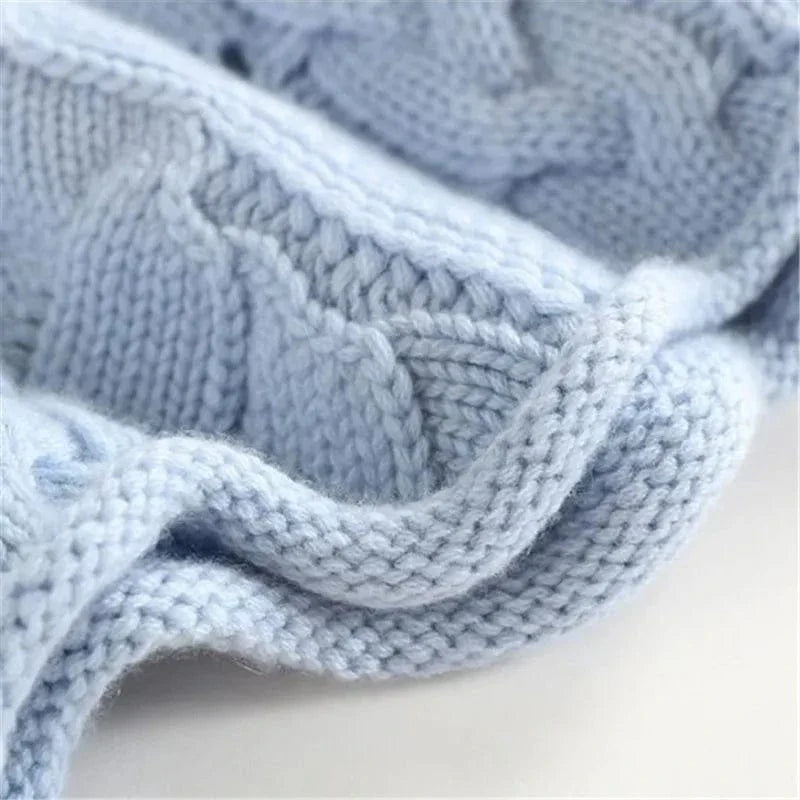 Aurélie – Pull col roulé en cachemire torsadé