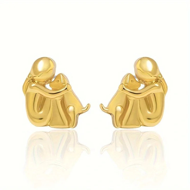 Chanel – Boucles d’oreilles avec icône de chien