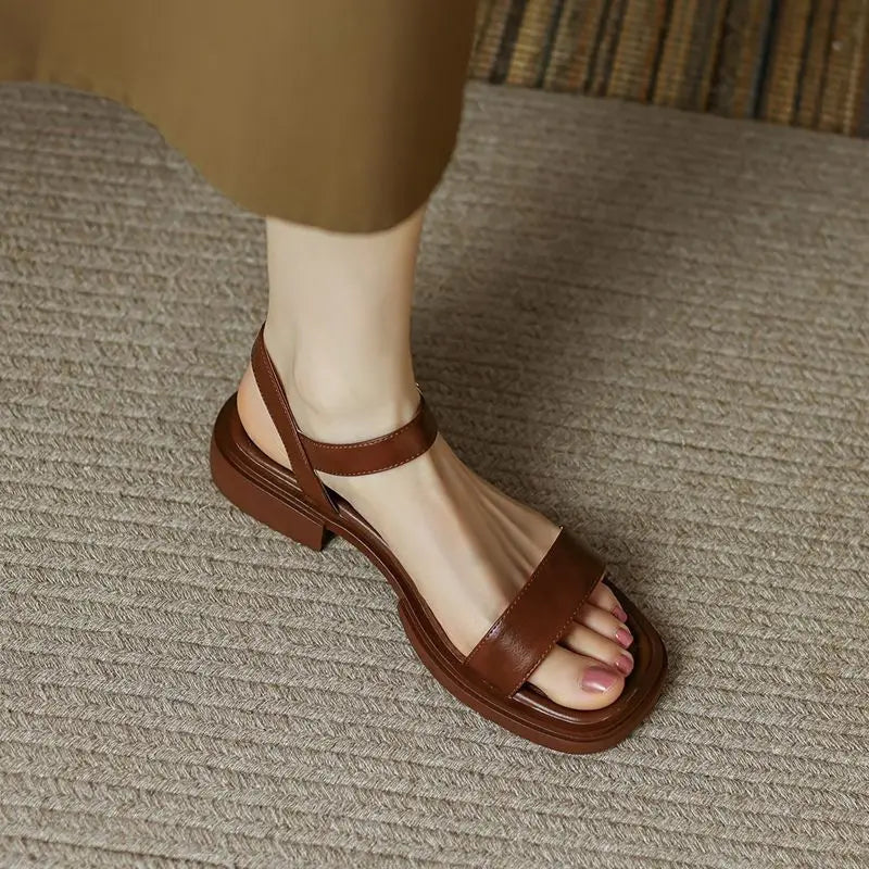 Honorine – Sandales élégantes avec semelle en cuir