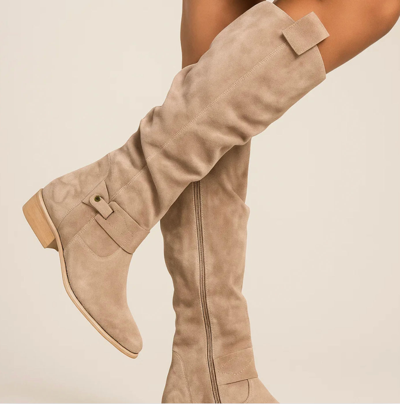 Léonie – Bottes élégantes en daim