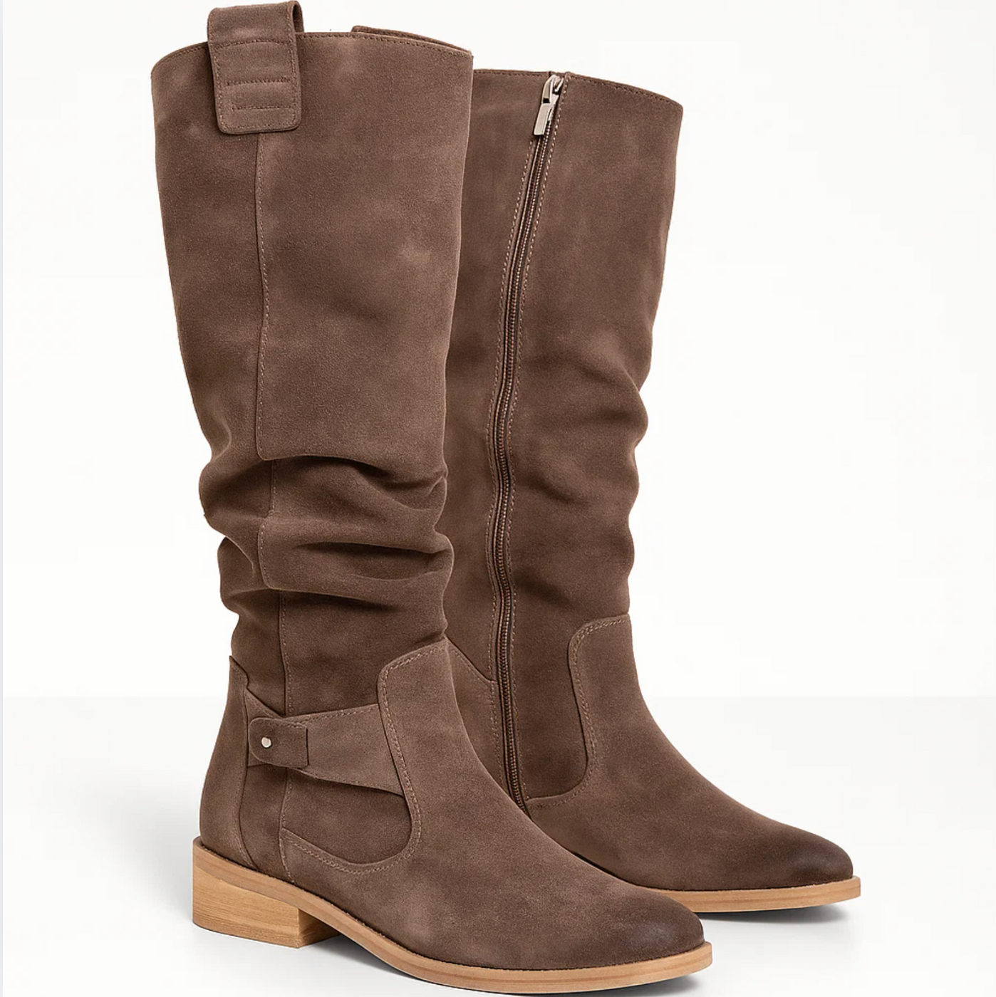Léonie – Bottes élégantes en daim