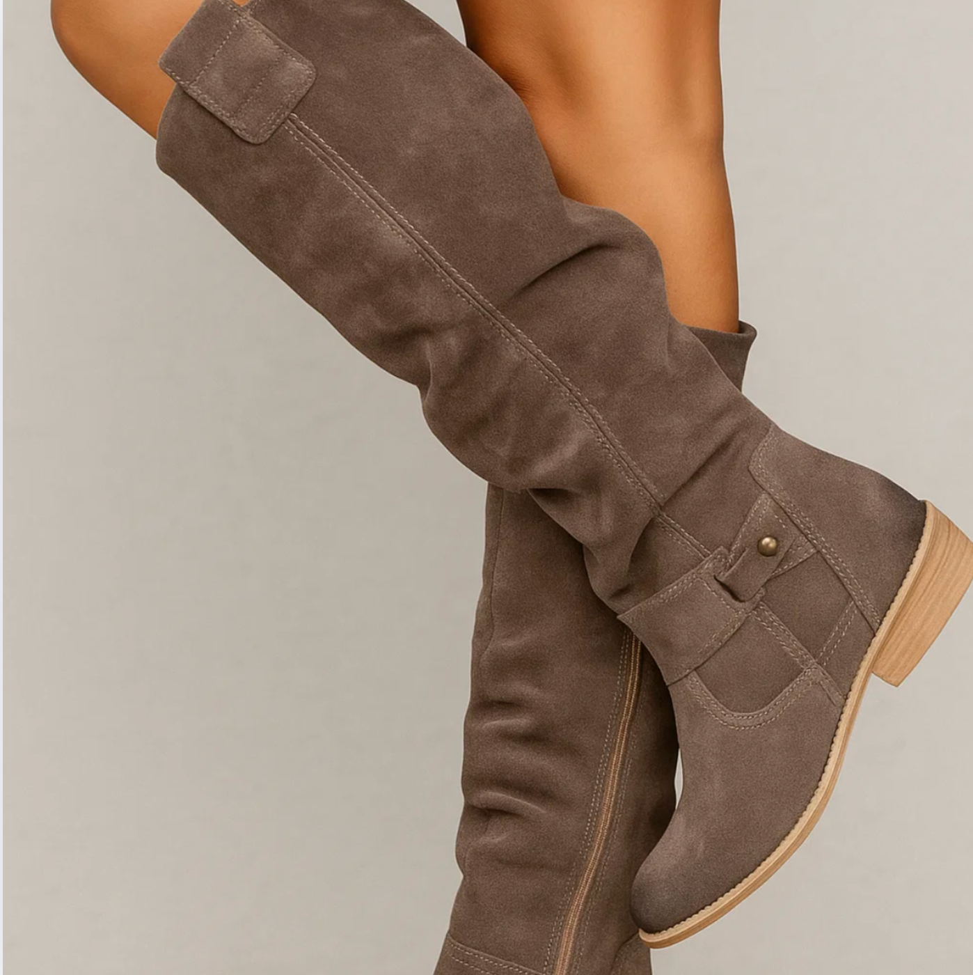 Léonie – Bottes élégantes en daim