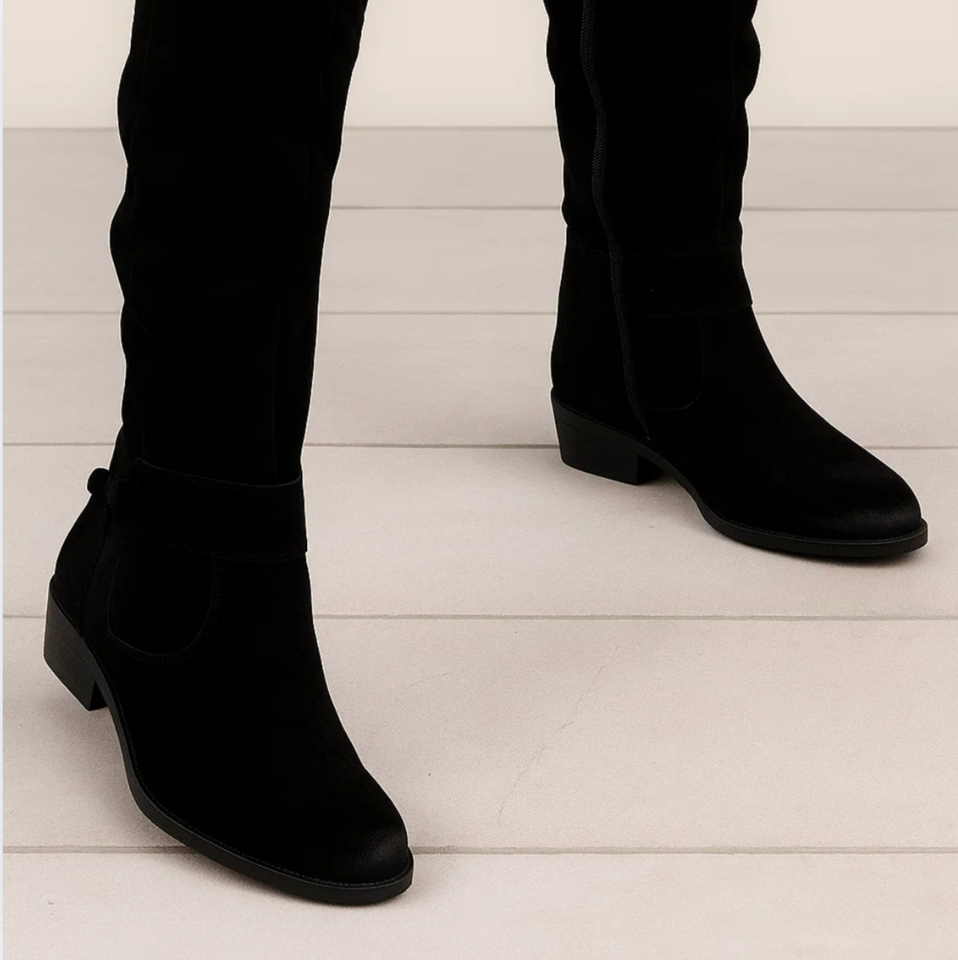 Léonie – Bottes élégantes en daim