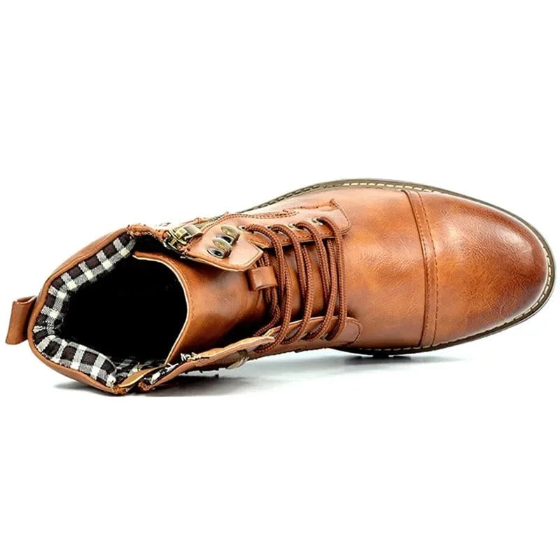 Gaël - Bottines en cuir robustes et élégantes