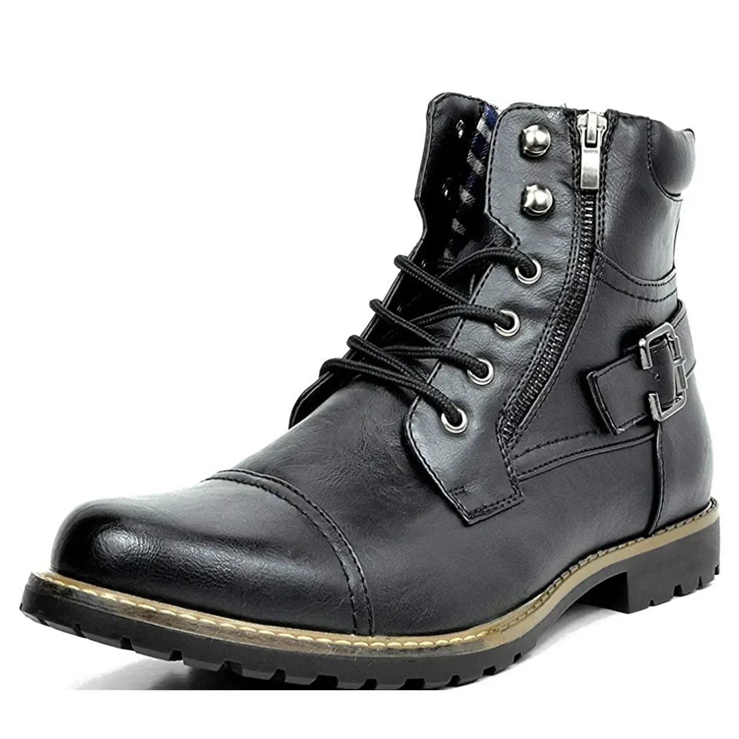 Gaël - Bottines en cuir robustes et élégantes