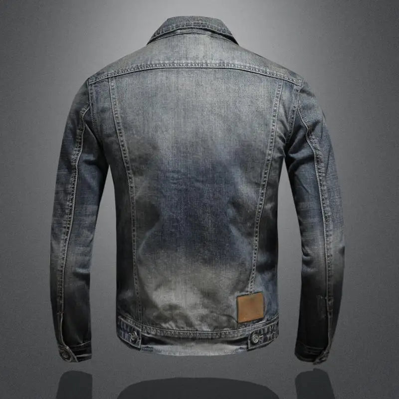Fabien - Veste en jean rétro élégante et intemporelle