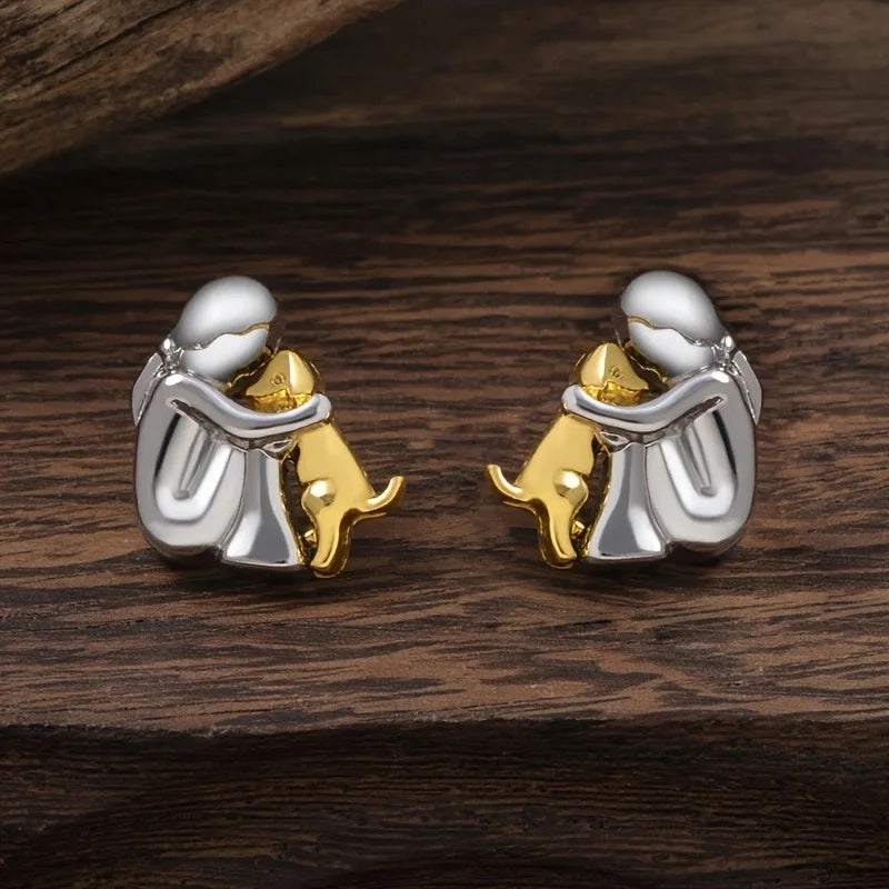 Chanel – Boucles d’oreilles avec icône de chien