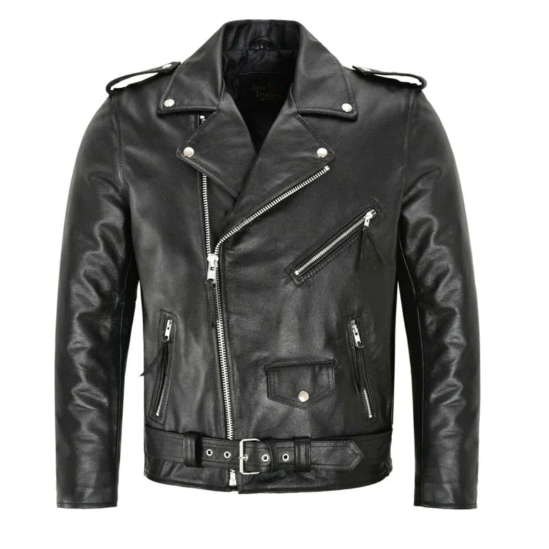 Nicolas – Veste bomber élégante en cuir