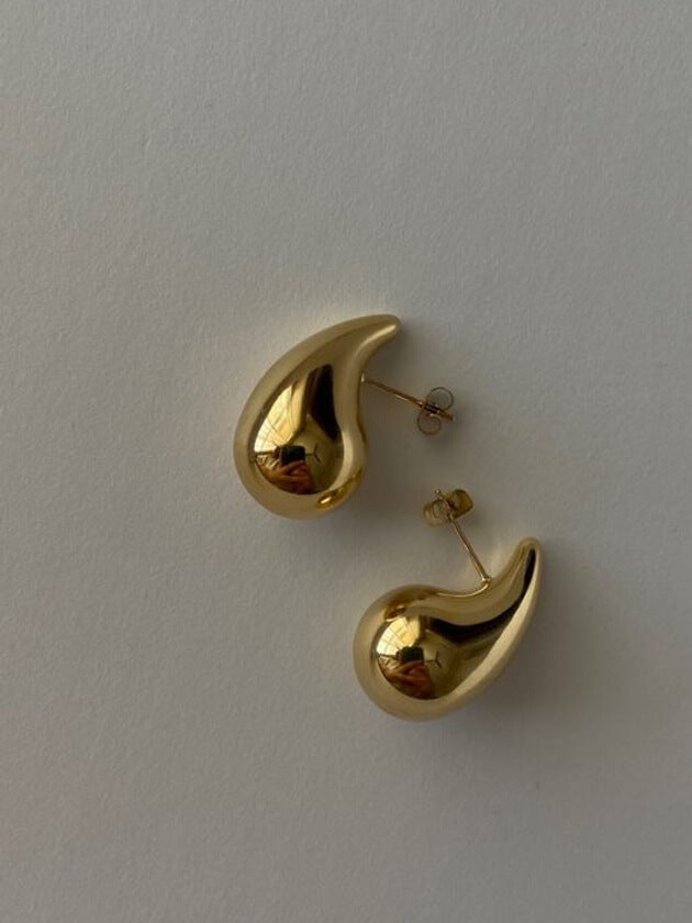 Boucles d'oreilles Hailey plaquées or 14 carats