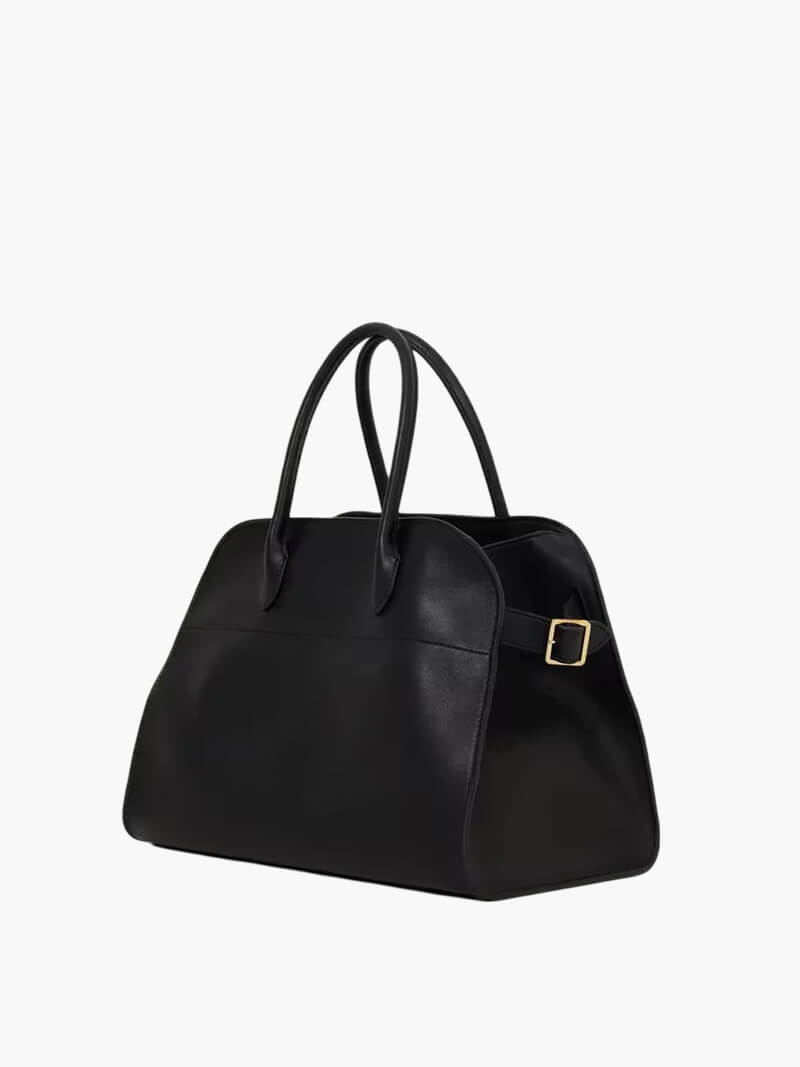 Nicole - Sac à main en cuir velours végétalien