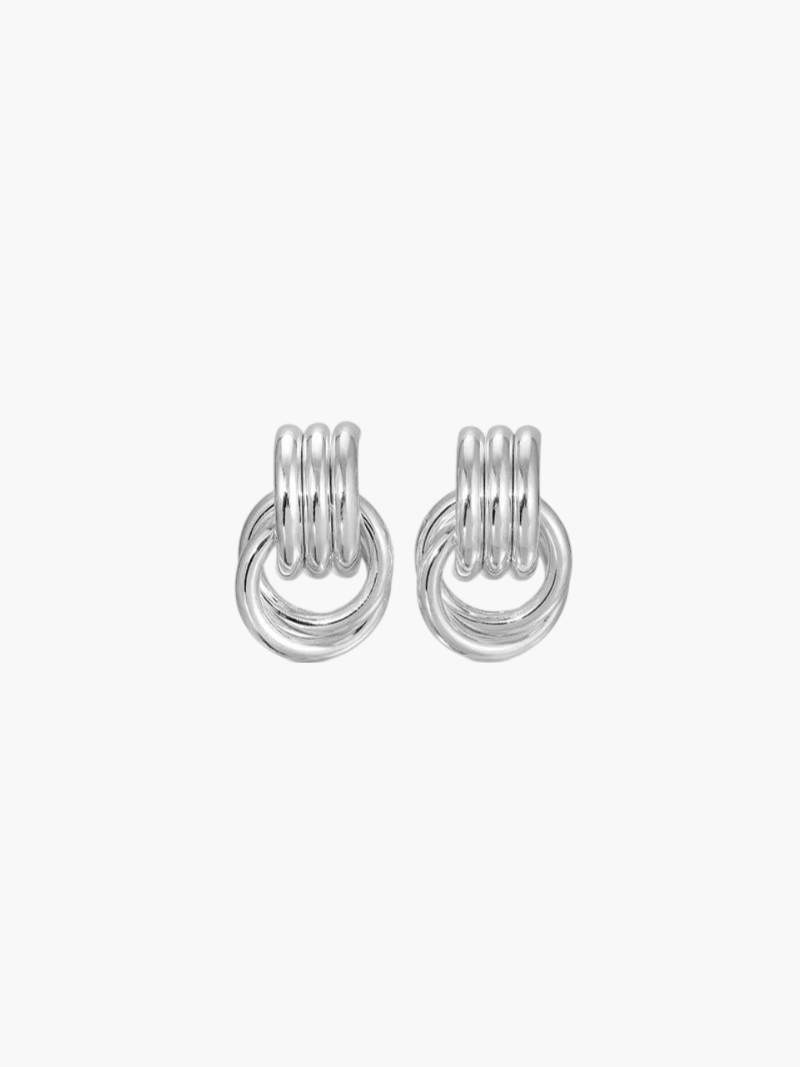 Boucles d'oreilles mini noeud