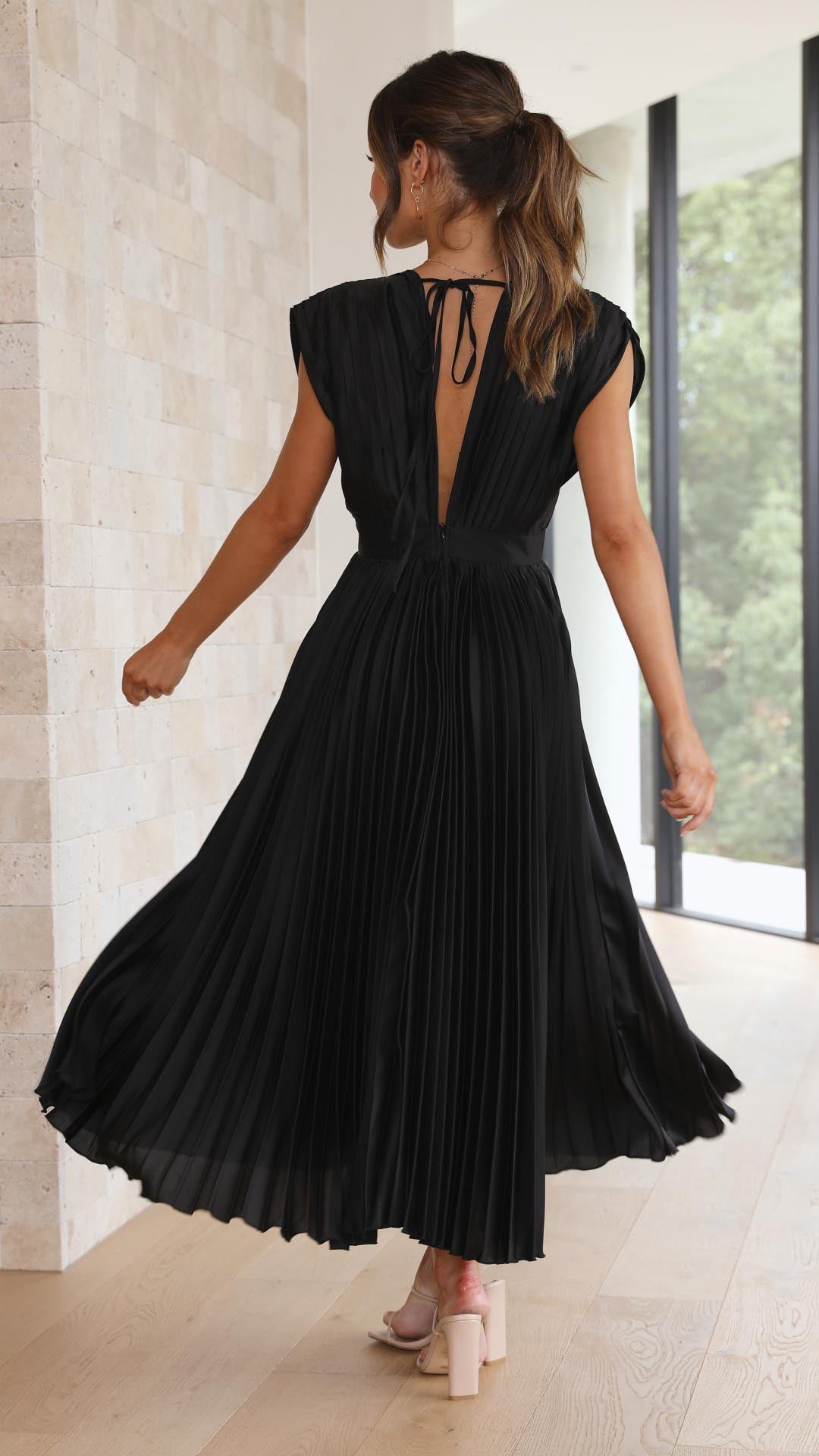 Javotte – Robe longue fluide et élégante