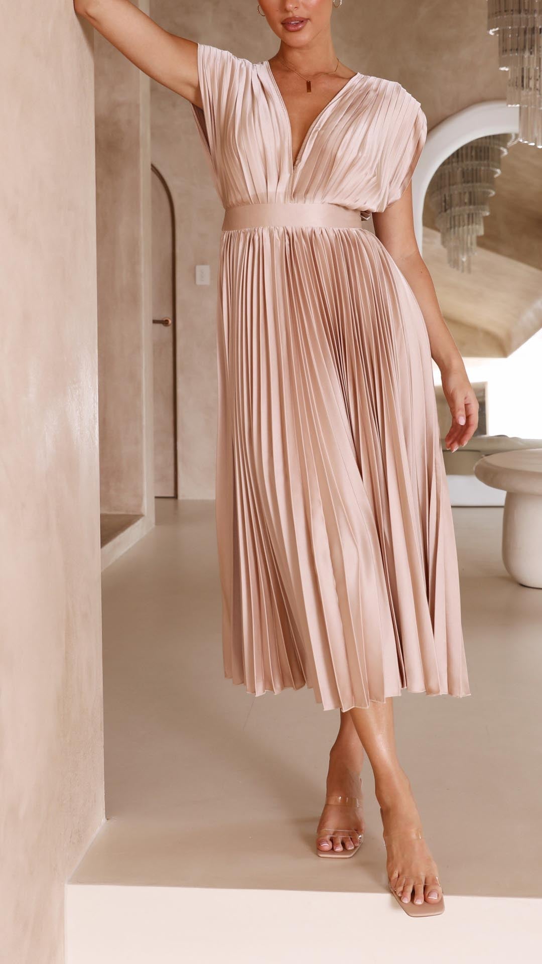 Javotte – Robe longue fluide et élégante