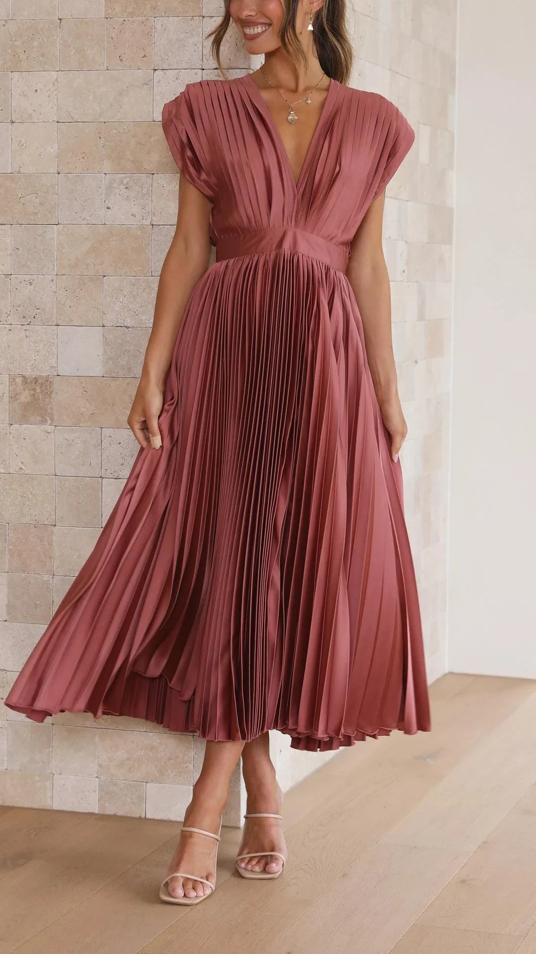 Javotte – Robe longue fluide et élégante
