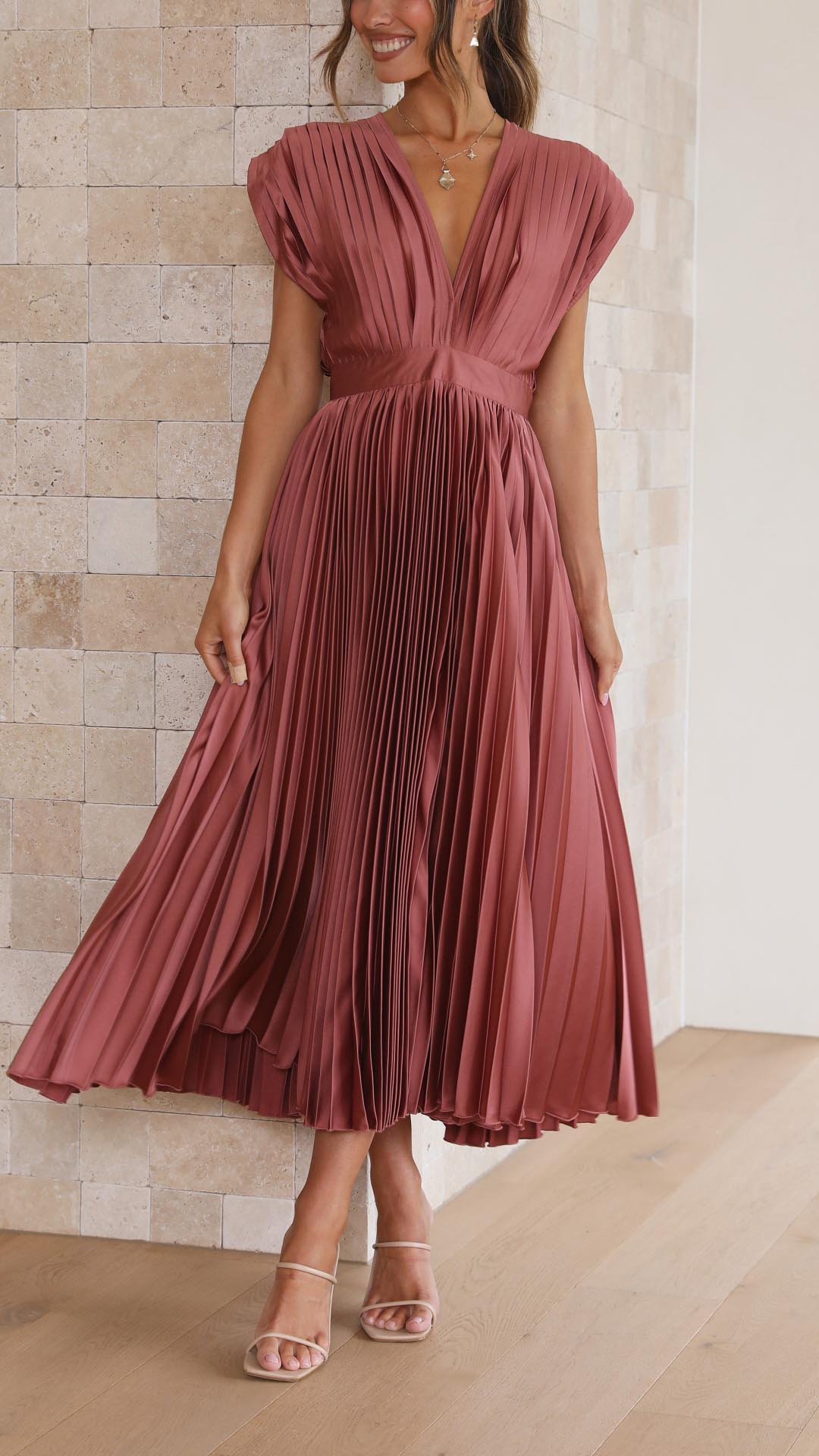 Javotte – Robe longue fluide et élégante