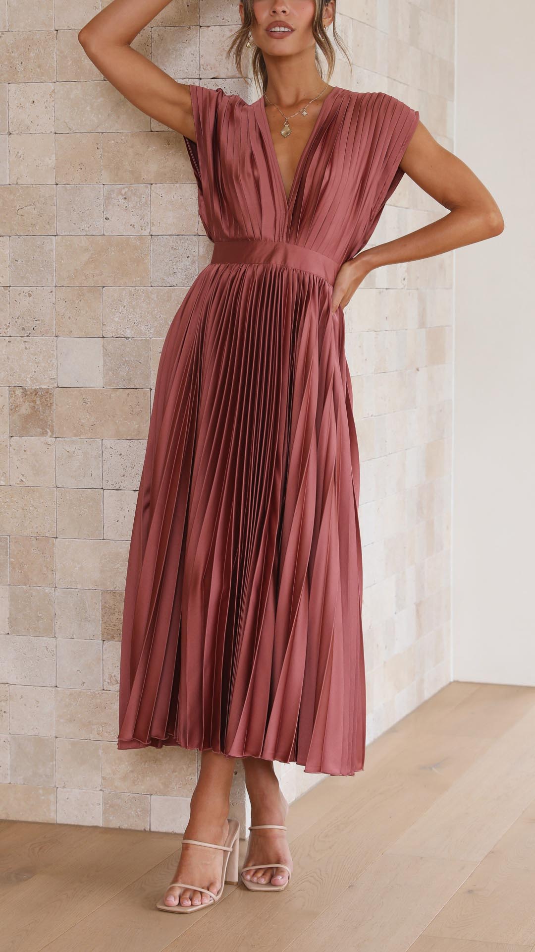 Javotte – Robe longue fluide et élégante