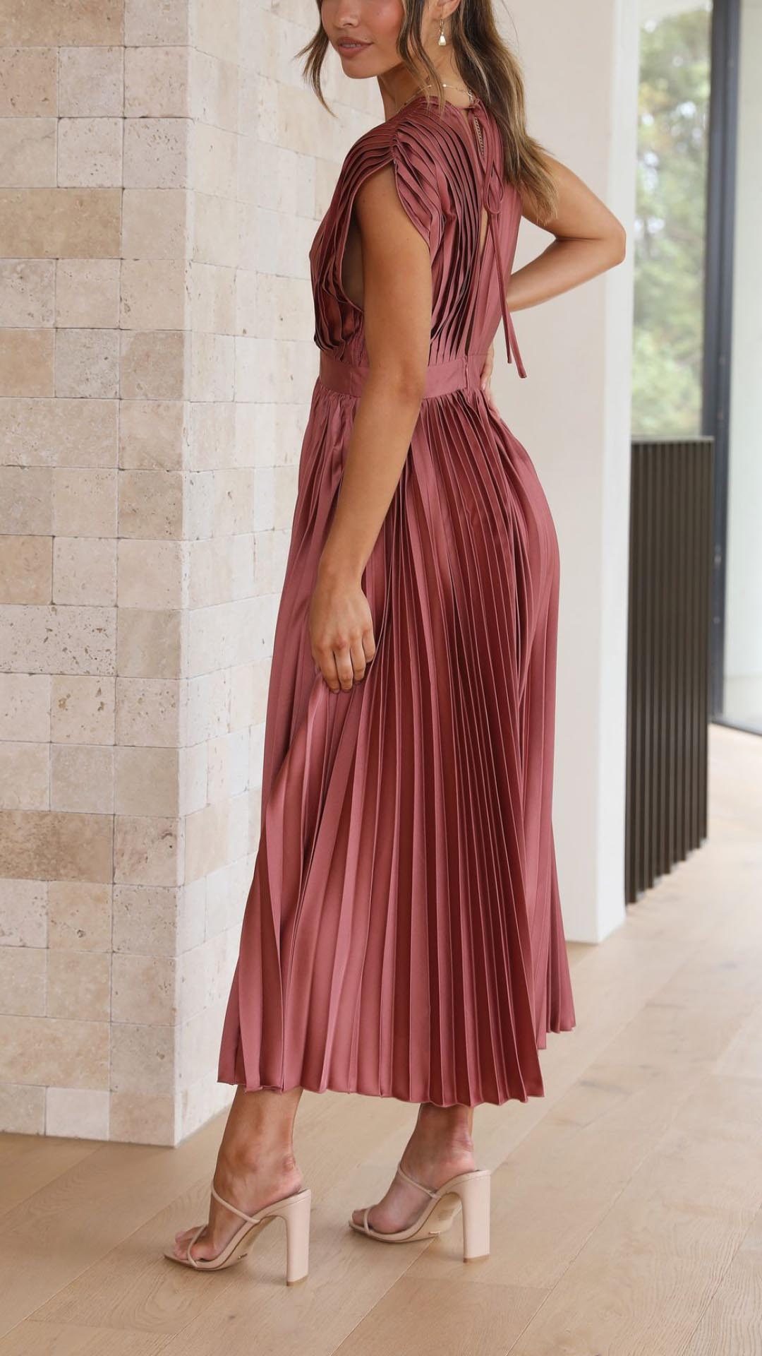 Javotte – Robe longue fluide et élégante