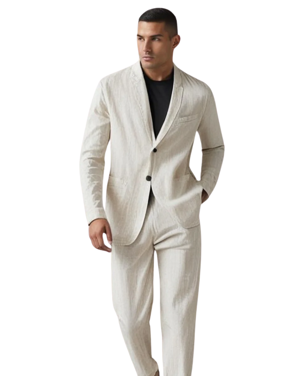 Ézéchiel – Ensemble en lin élégant pour homme