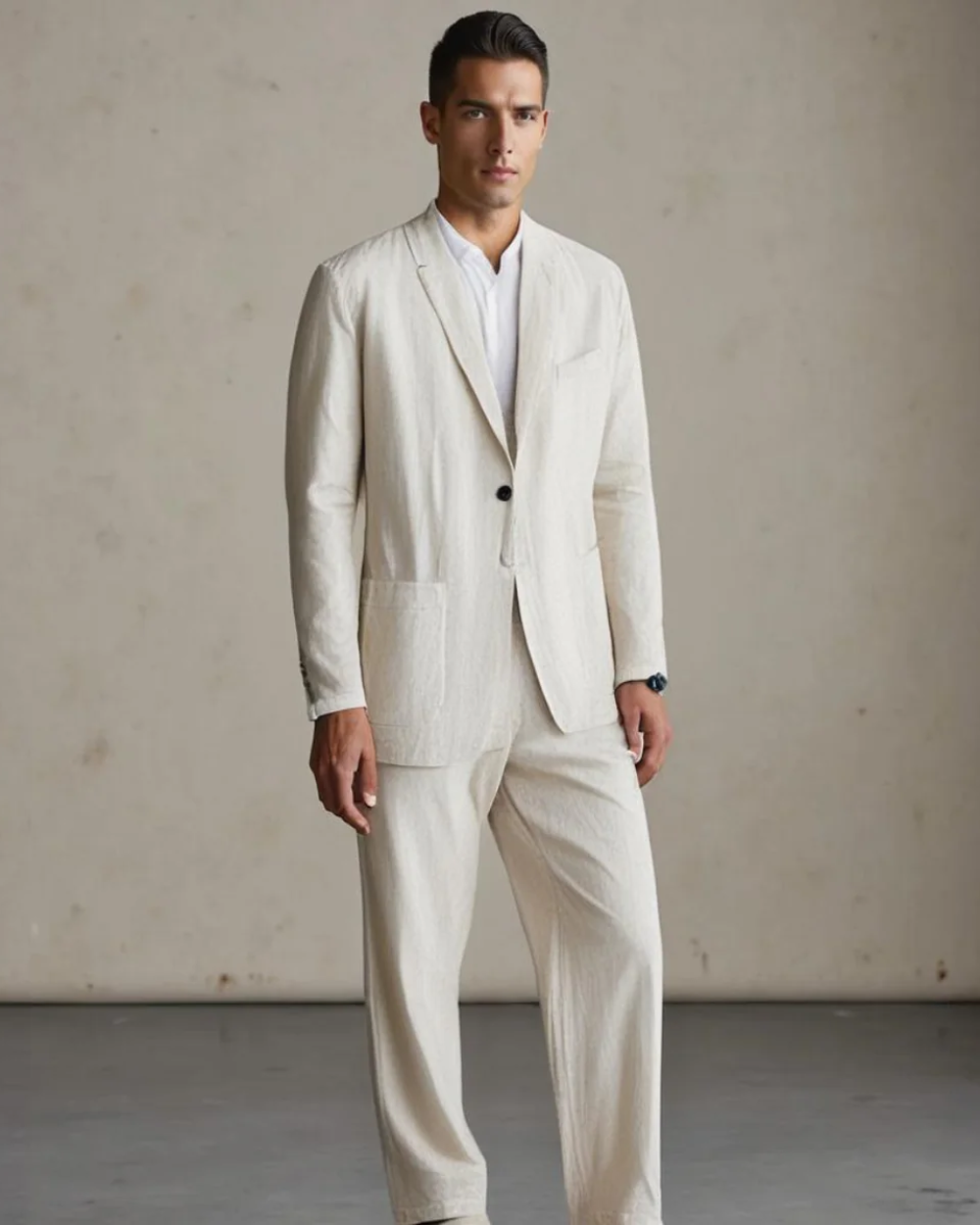 Ézéchiel – Ensemble en lin élégant pour homme