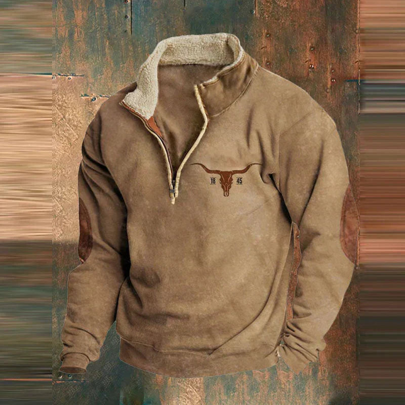 Stefan - Pull Zippé Confort et Élégance