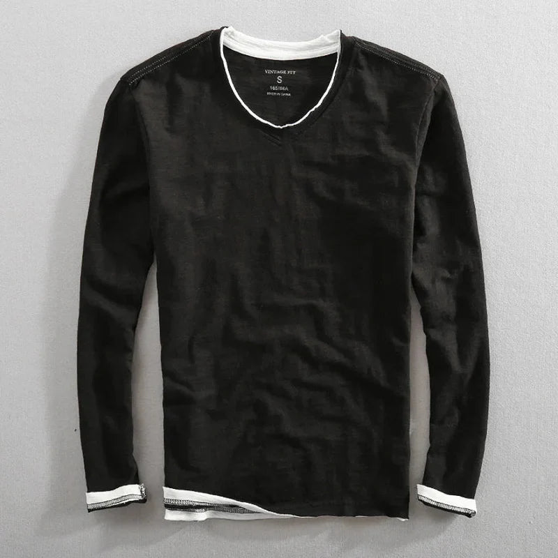 Guilhem – T-shirt en coton à manches longues