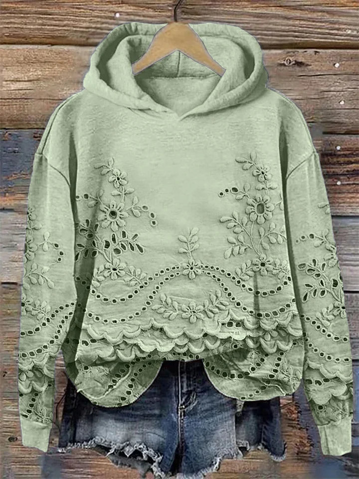 Sophie – Sweat à capuche fleuri