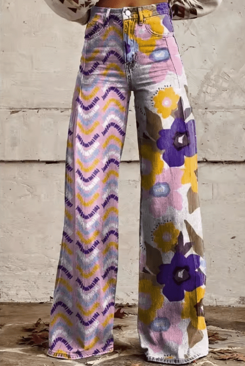 Laurentine - Pantalon Boho Vintage