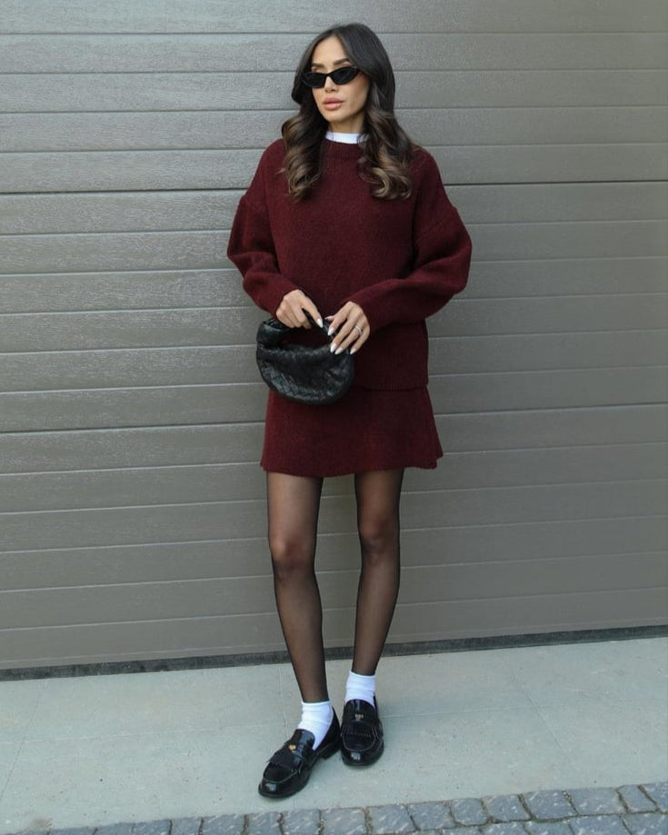 Amélise – Ensemble tricoté chic et confortable