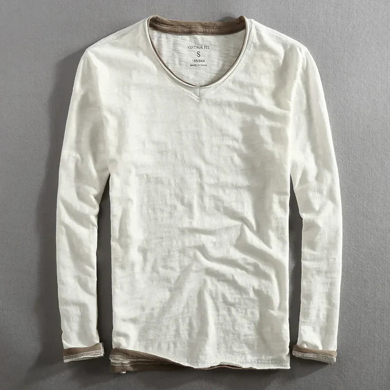 Guilhem – T-shirt en coton à manches longues