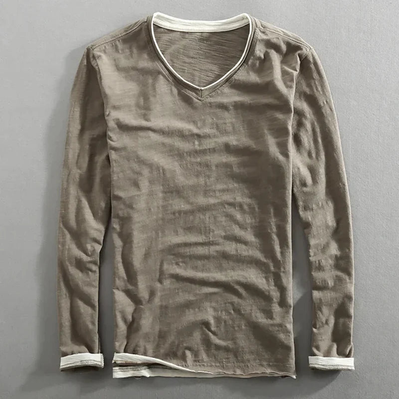 Guilhem – T-shirt en coton à manches longues