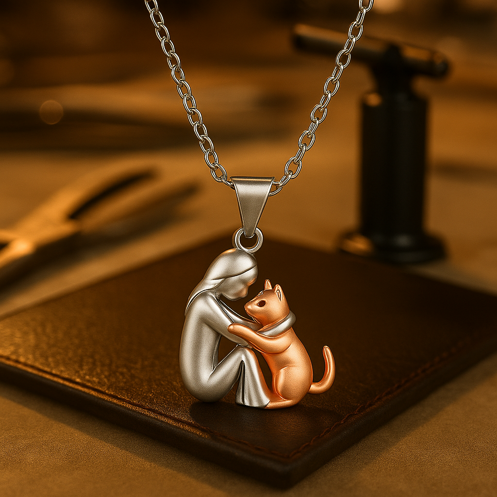 Zorro – Collier avec pendentif chat