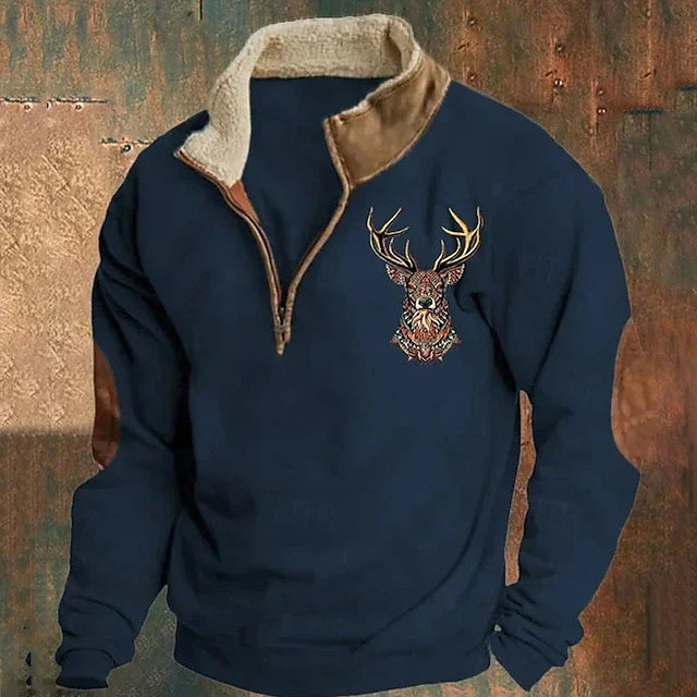 Albin - Le pull demi-zip