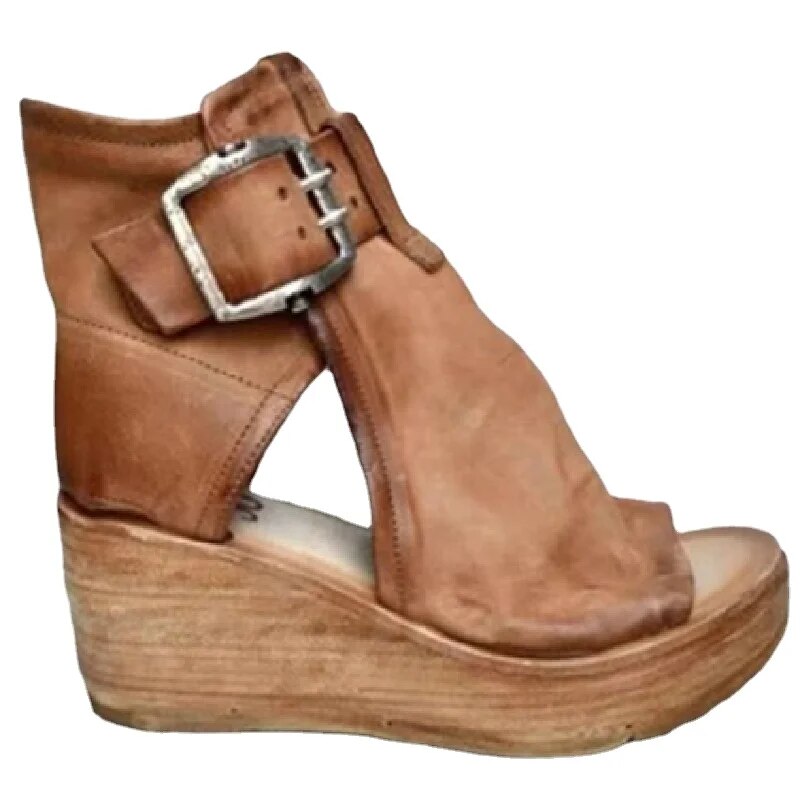 Sidonie – Sandales orthopédiques faites main