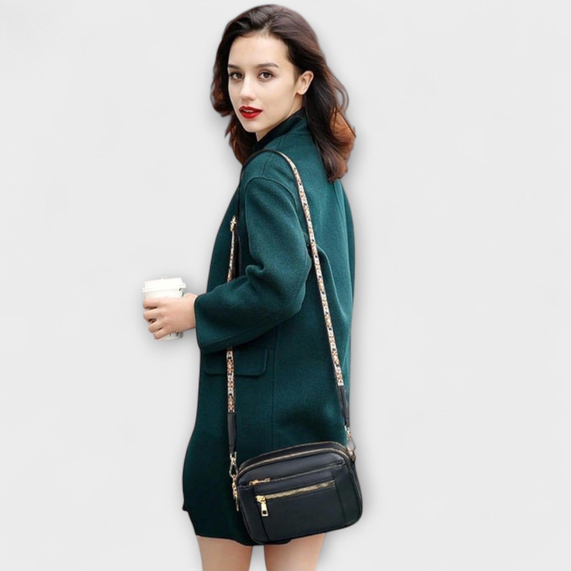 Huguette – Sac bandoulière en cuir élégant