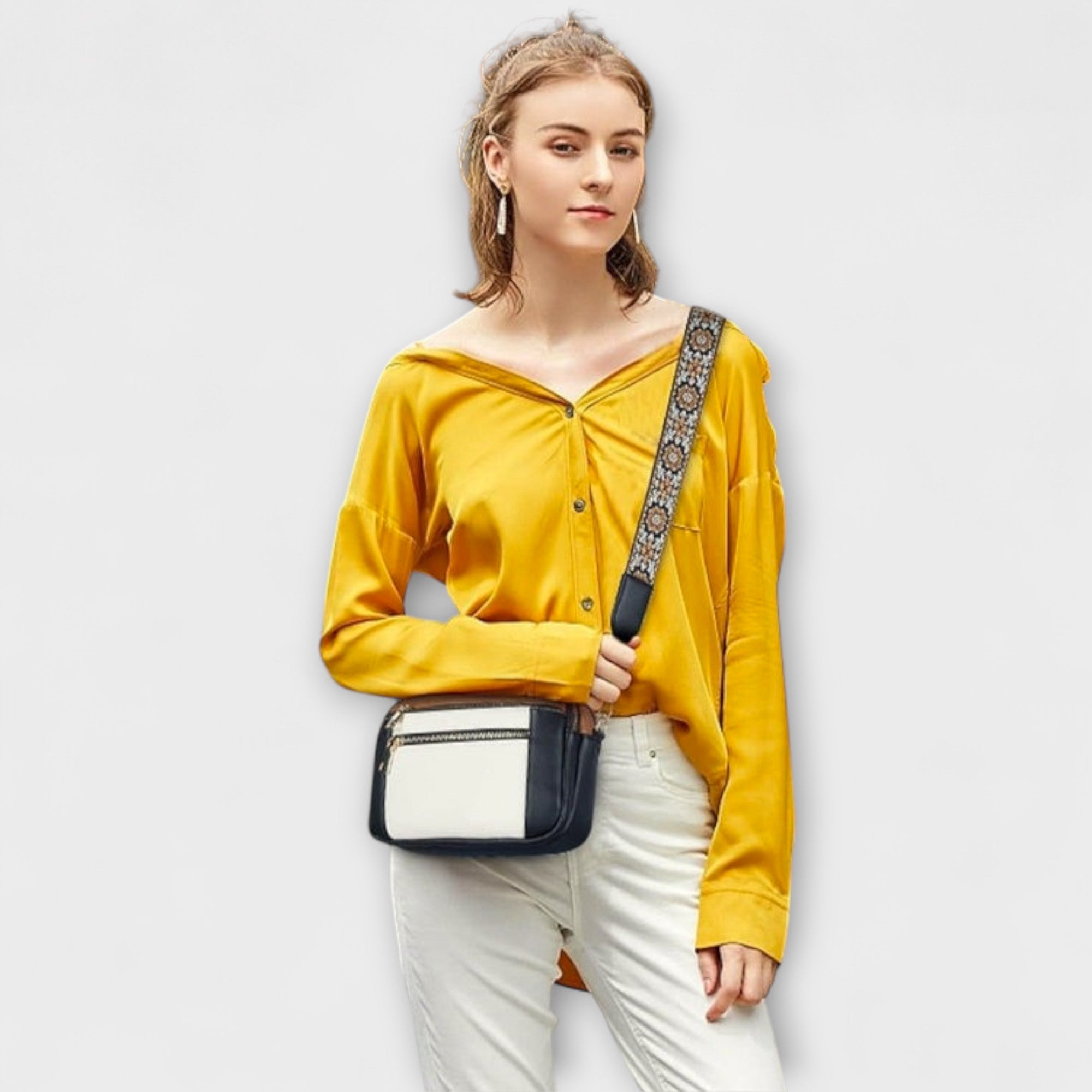 Huguette – Sac bandoulière en cuir élégant
