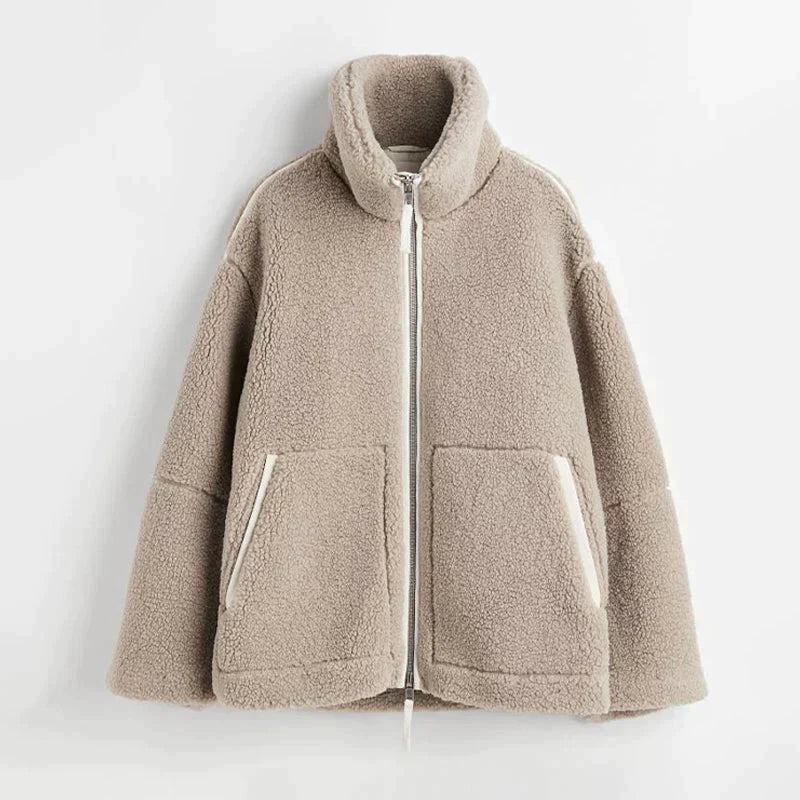Liora – Veste d’automne en polaire oversize