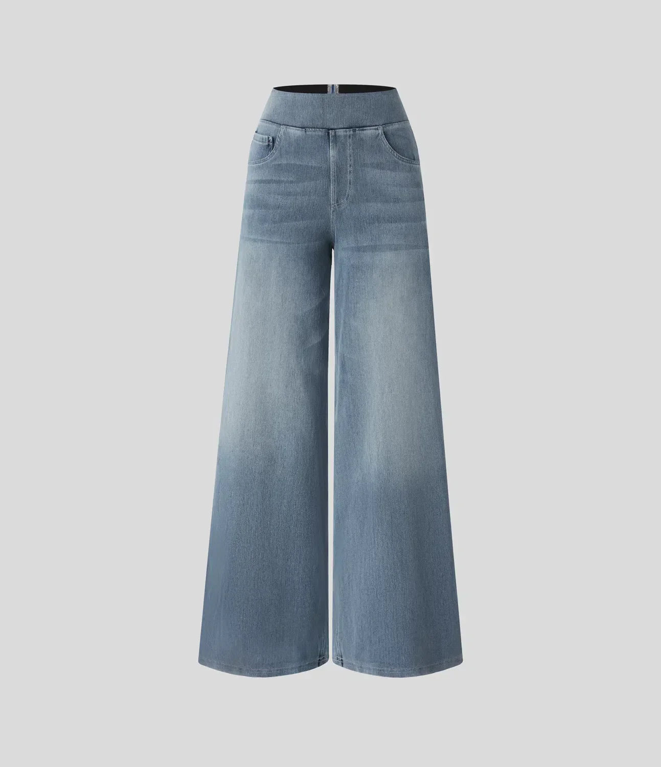 Éva - Pantalon taille haute confortable