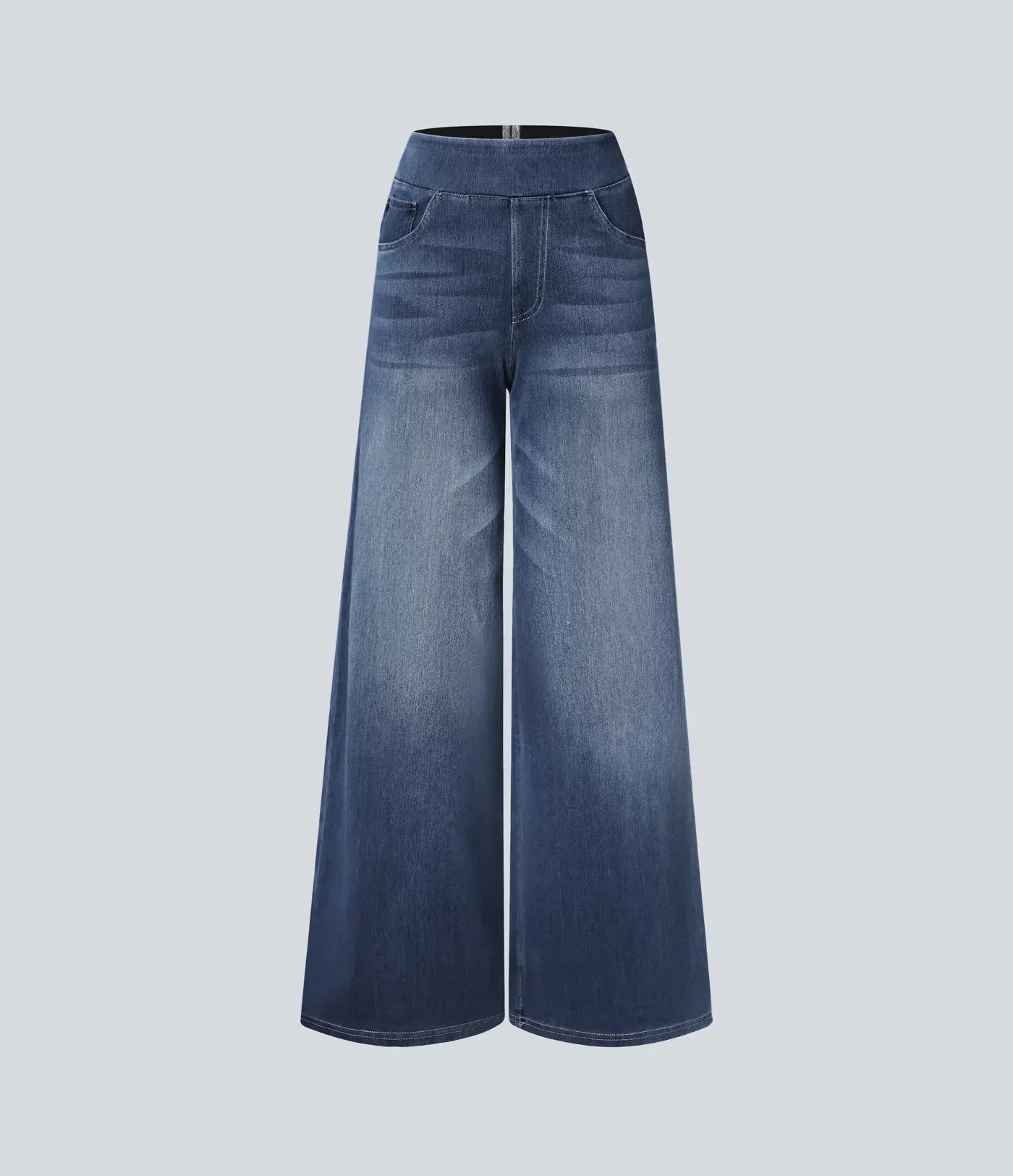Éva - Pantalon taille haute confortable