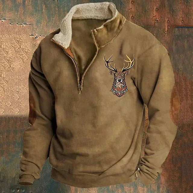 Albin - Le pull demi-zip