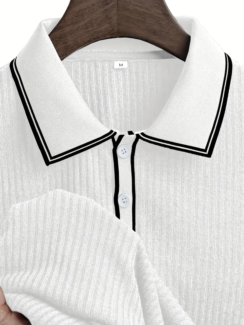 Louis – Polo structuré élégant