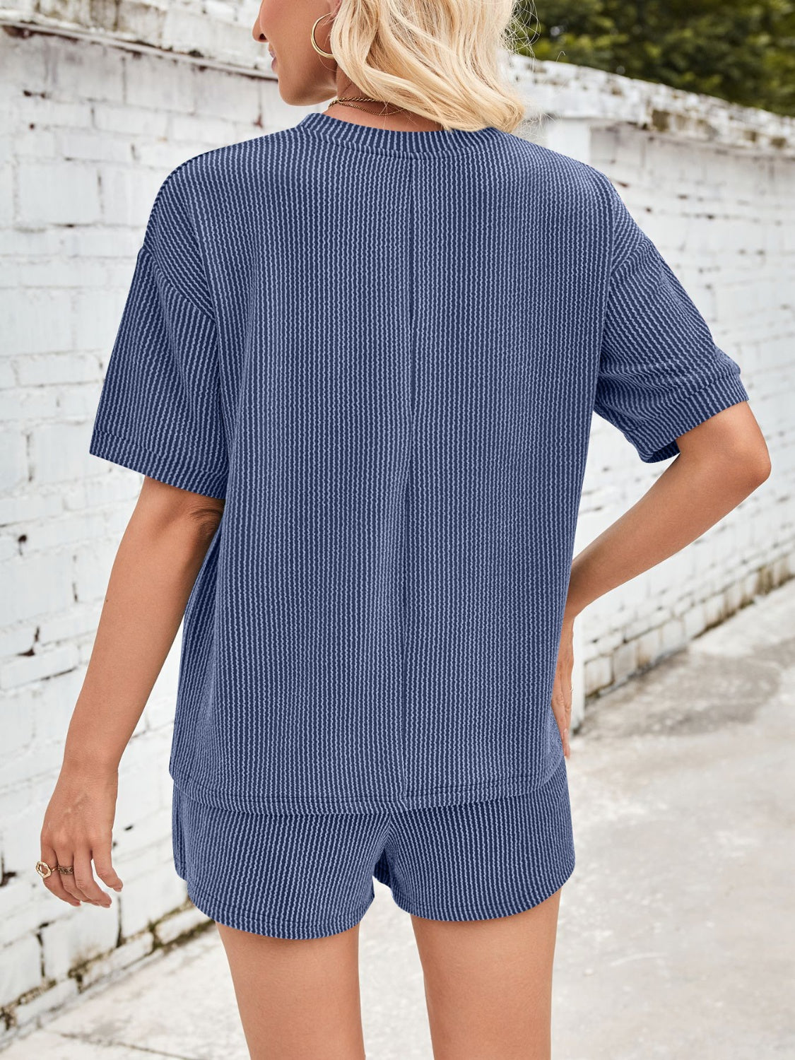 Maëlys – Ensemble loungewear en tissu côtelé confortable