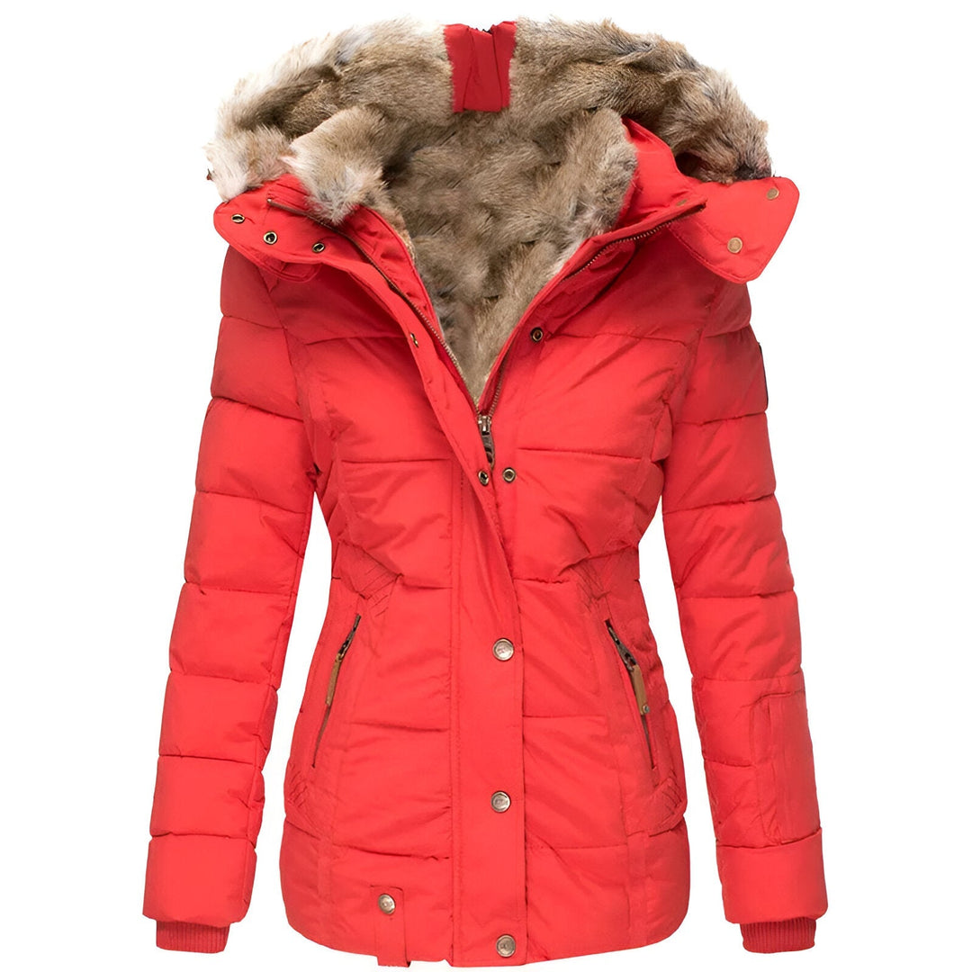 Hermine - Veste matelassée slim à capuche
