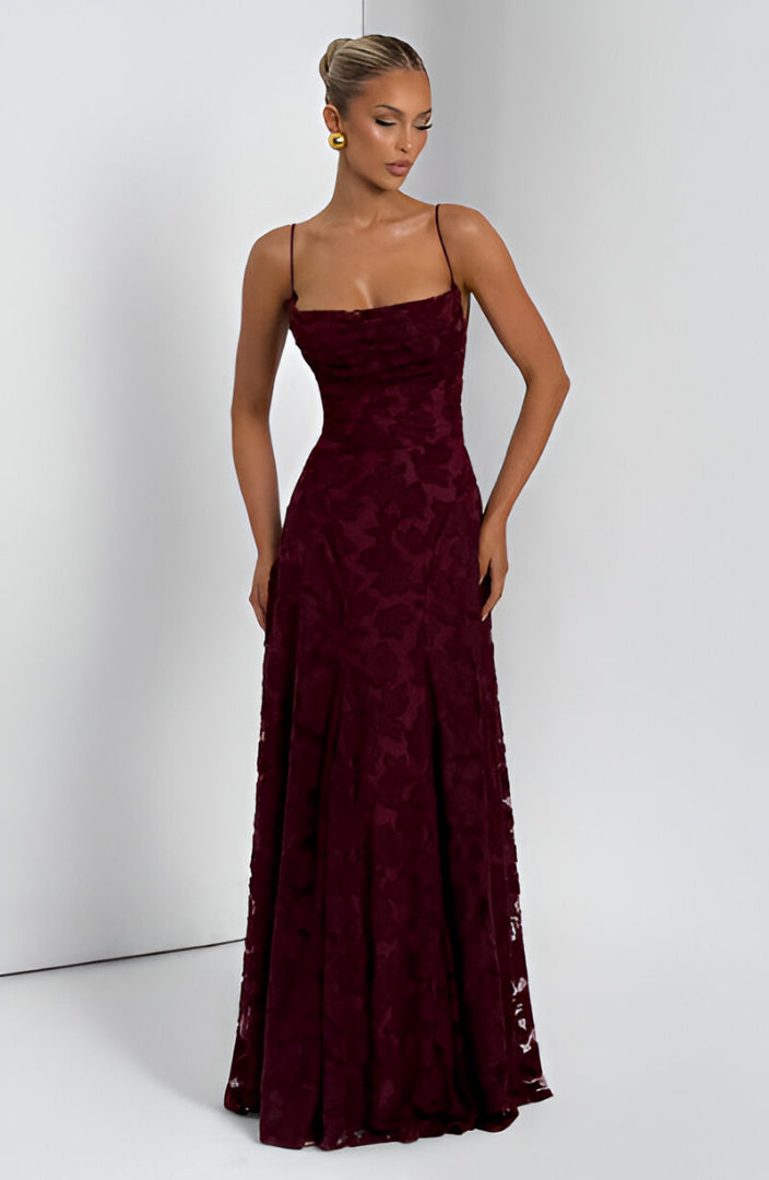 Marthe - Robe longue en dentelle
