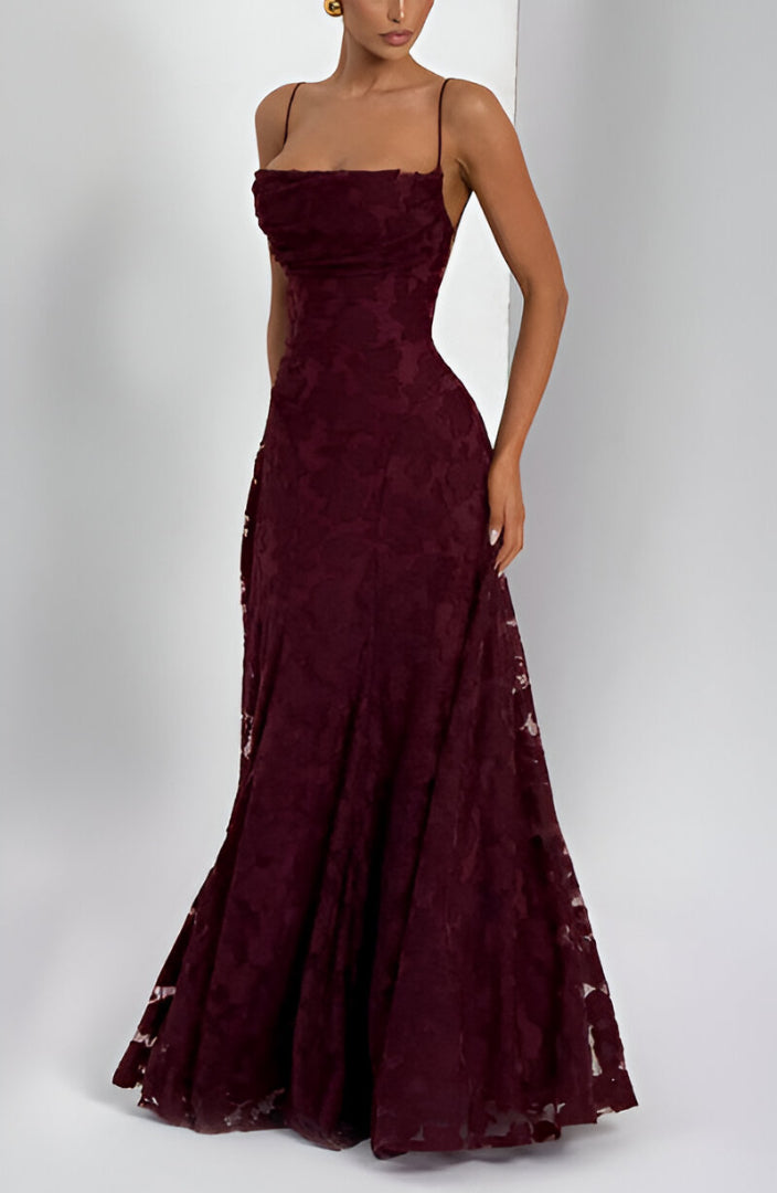 Marthe - Robe longue en dentelle