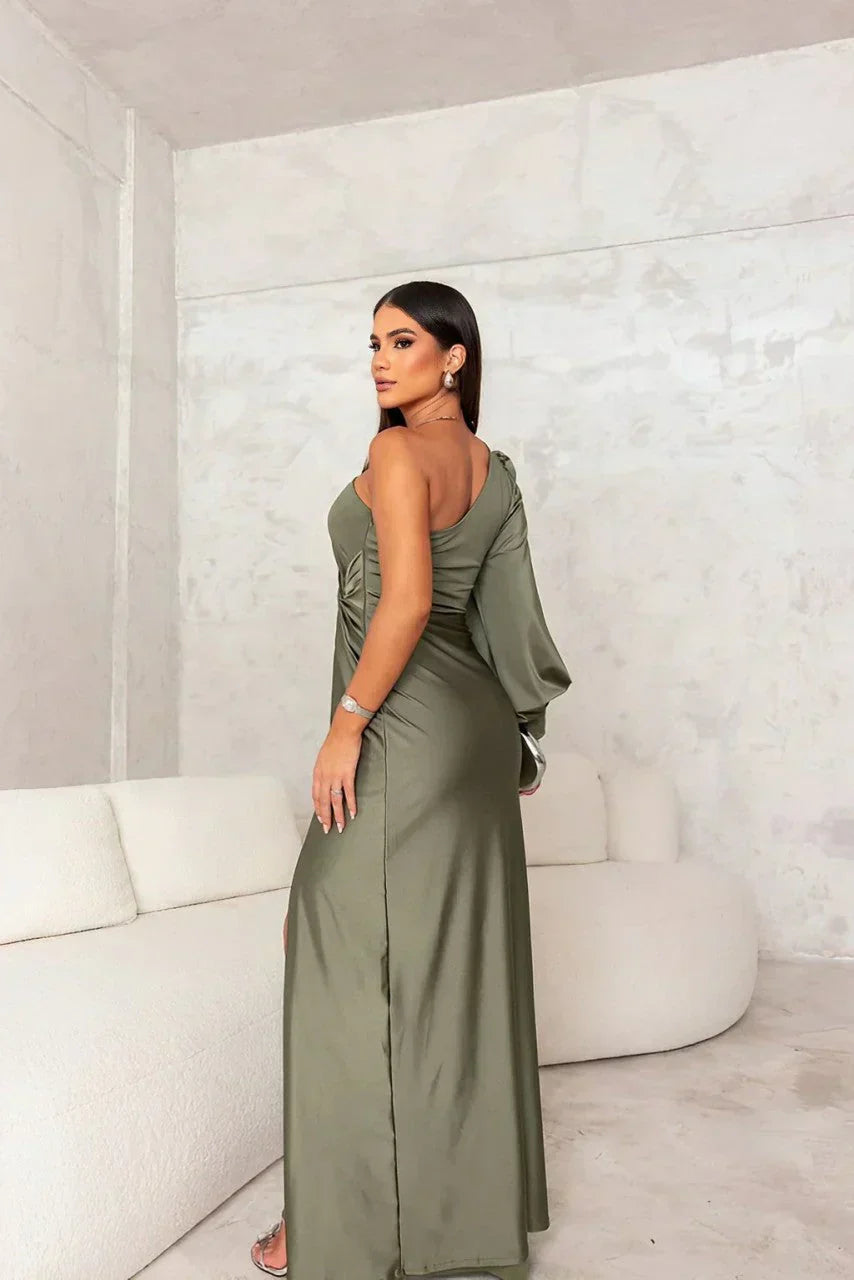 Esmée – Élégante robe de soirée verte