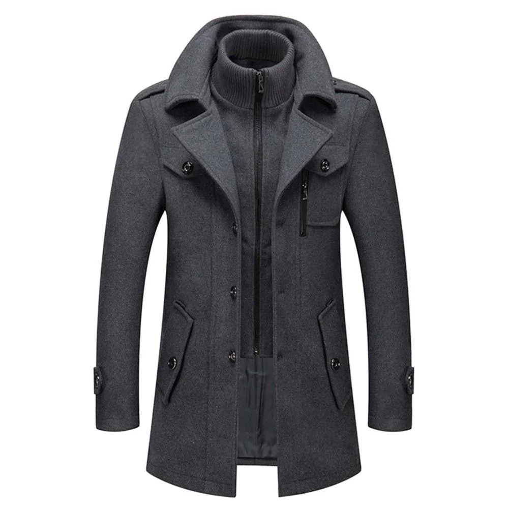 Félicien – Manteau d’hiver deux pièces élégant