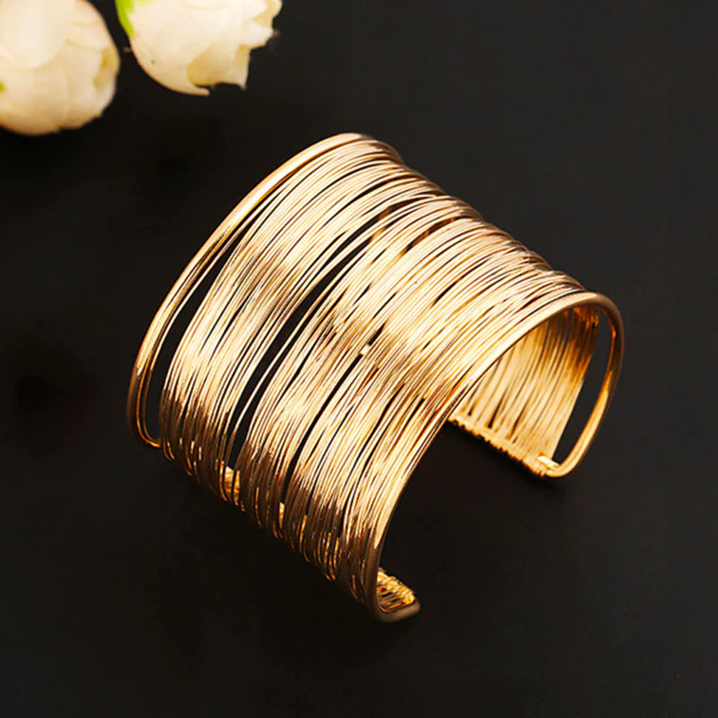 Orévia – Bracelet vintage doré